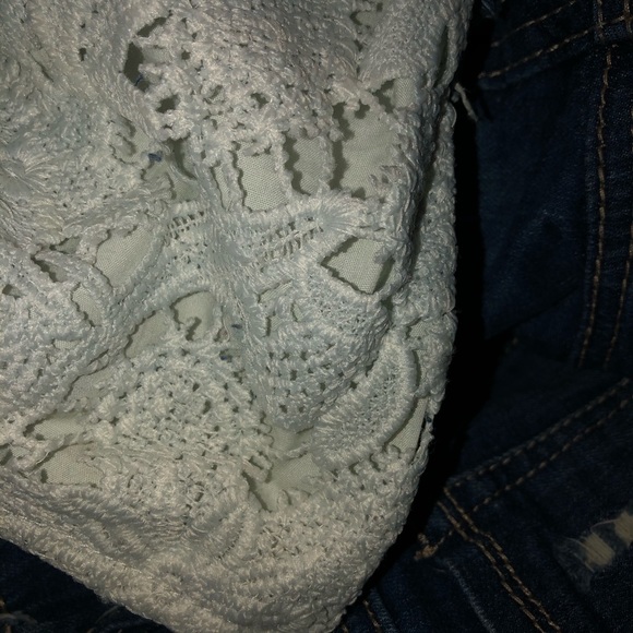 Ripped Denim Shorts - Picture 3 of 4